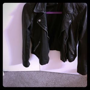 Madewell genuine leather moto jacket